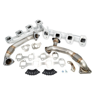 PPE® - Silver Exhaust Manifold with Up-Pipes