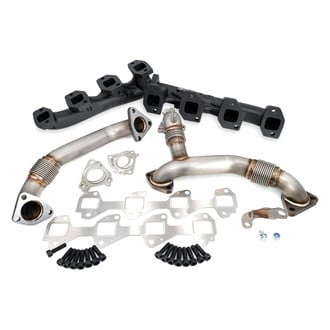 PPE® - Black Exhaust Manifold with Up-Pipes