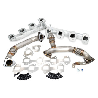 PPE® - Silver Exhaust Manifold with Up-Pipes