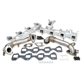 PPE® - Silver Exhaust Manifold with Up-Pipes