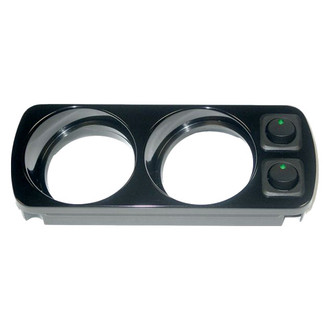 PPE® - Overhead 2-Gauge Mount with Switch, Black