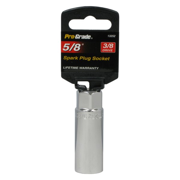 Pro-Grade® - 3/8" Drive 5/8" 6-Point Spark Plug Socket