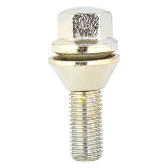 Professional Parts Sweden® - Yellow Chrome Cone Seat Lug Bolt