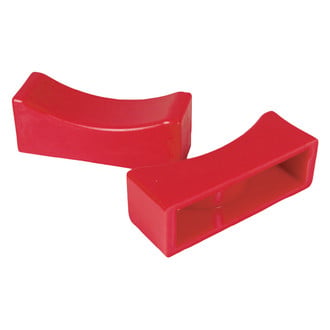 Prothane® 19-1412 - 2-piece 4" x 1.25" Red Jack Stand Pad Set