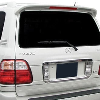 Pure® - Factory Style Fiberglass Rear Roof Spoiler with Light (Painted)