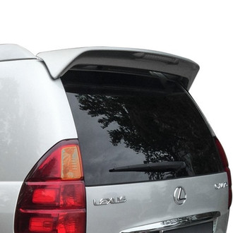 Pure® - Factory Style Fiberglass Rear Roof Spoiler with Light (Painted)