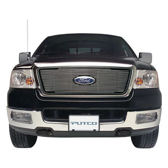 Putco® - 1-Pc Shadow Polished Horizontal Billet Main Grille