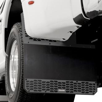Putco® - Mud Skins™ Hex Shield Carbon Black Mud Flaps