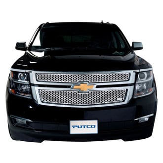 Putco® - 1-Pc Polished Round Punch CNC Machined Main Grille