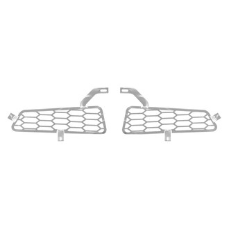 Putco® - 2-Pc Hex Style Polished CNC Machined Bumper Grilles