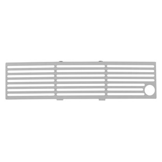 Putco® - 1-Pc EcoBoost Series Polished Horizontal Bar Punch CNC Machined Bumper Grille