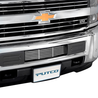 Putco® - 1-Pc Polished Bar Punch CNC Machined Bumper Grille