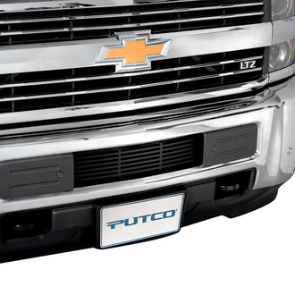 Putco® - 1-Pc Black Bar Punch CNC Machined Bumper Grille
