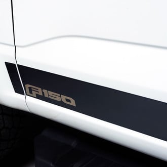 Putco® - Ford Licensed Black Platinum Rocker Panel Covers