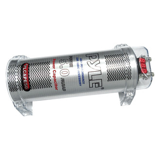 Pyle® - 5.0 Farad Power Capacitor with Display & Status Indicator