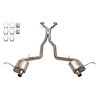 Pypes® - 409 SS Cat-Back Exhaust System with Split Rear Exit