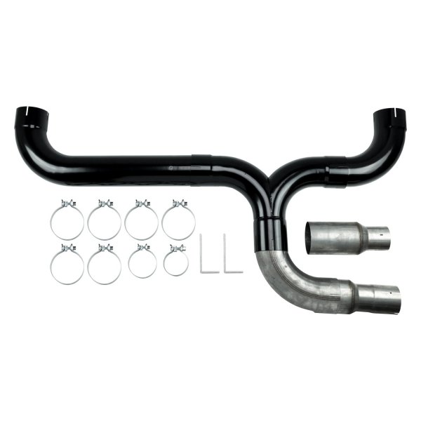 Pypes® - Dual Black Exhaust Stack Pipe Kit