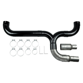 Pypes® - Dual Black Exhaust Stack Pipe Kit (5" Outlet)