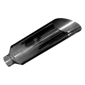 Pypes® - 304 SS Miter Straight Style Polished Exhaust Stack (5" Inlet, 7" Outlet, 36" Height)
