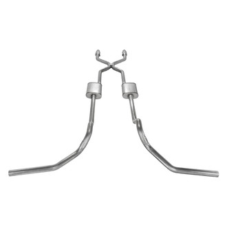 Pypes® - 409 SS Header-Back Exhaust System with Split Side Exit