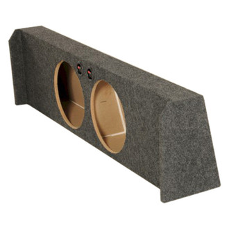 QPower® - 12" 2-Hole Downward-Firing Sealed Subwoofer Enclosure