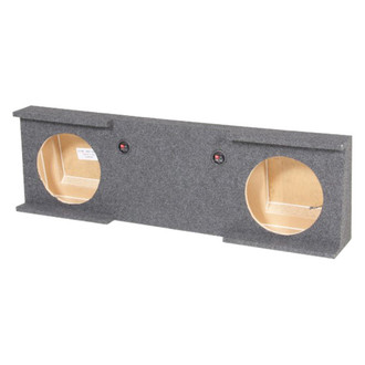 QPower® - 10" 2-Hole Downward-Firing Sealed Subwoofer Enclosure