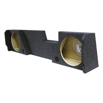 QPower® - 10" 2-Hole Downward-Firing Sealed Subwoofer Enclosure
