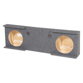 QPower® - 12" 2-Hole Downward-Firing Sealed Subwoofer Enclosure