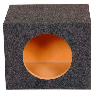 QPower® HD110 - Heavy Duty Series 10" 1-Hole Forward-Firing Ported Subwoofer Box