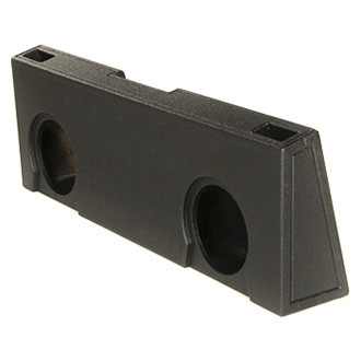 QPower® - QBomb Series 10" 2-Hole Upward-Firing Ported Subwoofer Enclosure