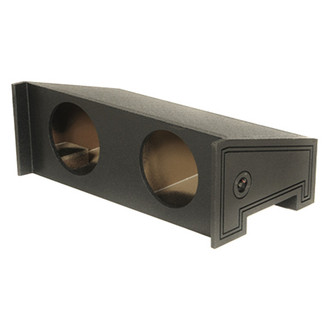 QPower® - QBomb Series 10" 2-Hole Downward-Firing Sealed Subwoofer Enclosure