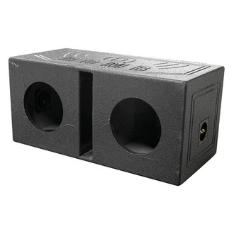 QPower® - QBomb Series 8" 2-Hole Forward-Firing Ported Subwoofer Box