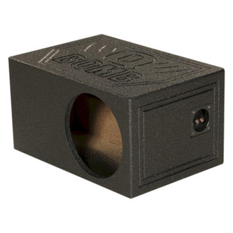 QPower® - QBomb Series 10" 1-Hole Forward-Firing Sealed Subwoofer Box