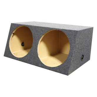 QPower® - 12" 2-Hole Forward-Firing Sealed Subwoofer Box