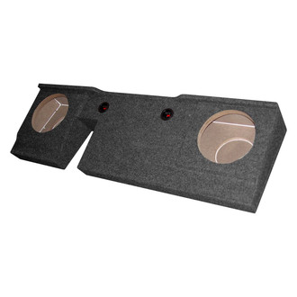 QPower® - 10" 2-Hole Downward-Firing Sealed Subwoofer Enclosure