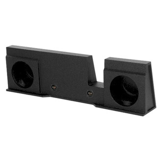 QPower® - QBomb Series 10" 2-Hole Downward-Firing Sealed Subwoofer Enclosure