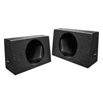 QPower® - Truck Series 12" 1-Hole Forward-Firing Sealed Truck Style Subwoofer Boxes
