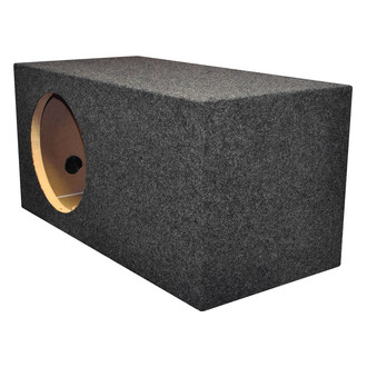 QPower® - Heavy Duty Series 12" 1-Hole Forward-Firing Ported Subwoofer Box
