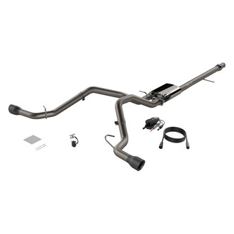 QTP® - Screamer 304 SS Cat-Back Exhaust System with Split Side Exit