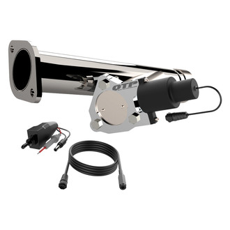 QTP® - Aggressor 304 SS Natural Exhaust Cutout Pipe