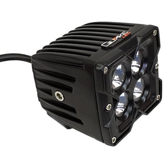 Quake LED® - 3" 20W Cube Spot Beam LED Light, with RGB Accent