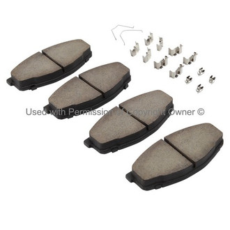 Quality-Built® - Premium New Ceramic Front Disc Brake Pads