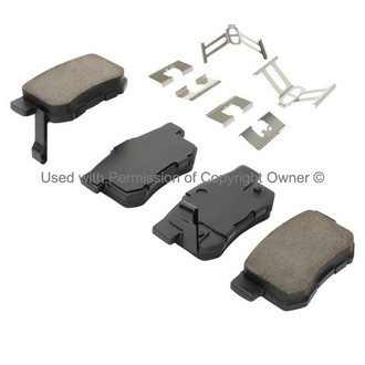Quality-Built® - Premium New Ceramic Rear Disc Brake Pads