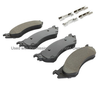 Quality-Built® - Premium New Semi-Metallic Rear Disc Brake Pads