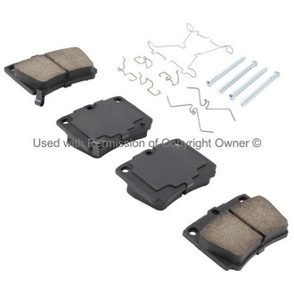 Quality-Built® - Premium New Semi-Metallic Rear Disc Brake Pads