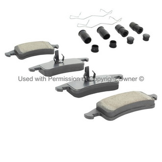 Quality-Built® - Premium New Ceramic Rear Disc Brake Pads