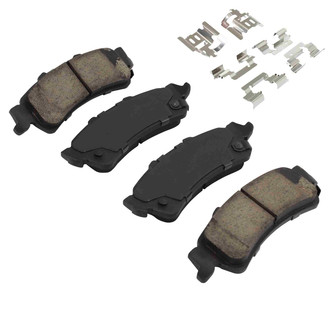 Quality-Built® - Premium New Semi-Metallic Rear Disc Brake Pads