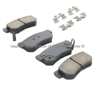 Quality-Built® - Premium New Ceramic Rear Disc Brake Pads