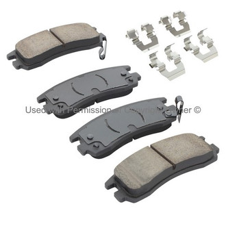 Quality-Built® - Premium New Ceramic Rear Disc Brake Pads