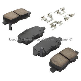 Quality-Built® - Premium New Ceramic Rear Disc Brake Pads